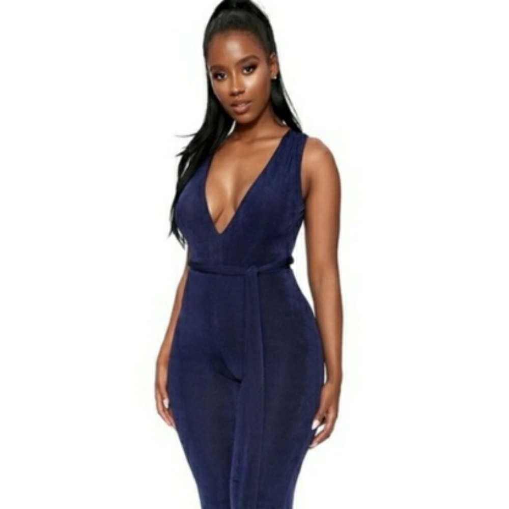 Naked Wardrobe take the plunge jumpsuit